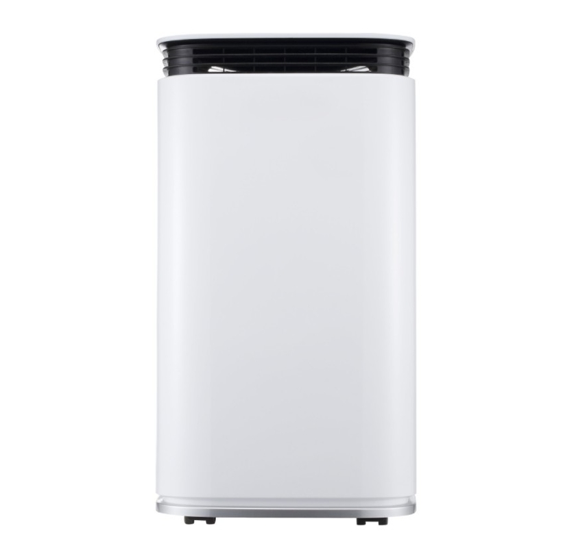 16 لیتر Whisper LED Home Dehumidifier 2.2 لیتر تانک برج 360 درجه دریچه های بادی صفحه نمایش پوشیده